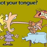 cat got your tongue идиома значение